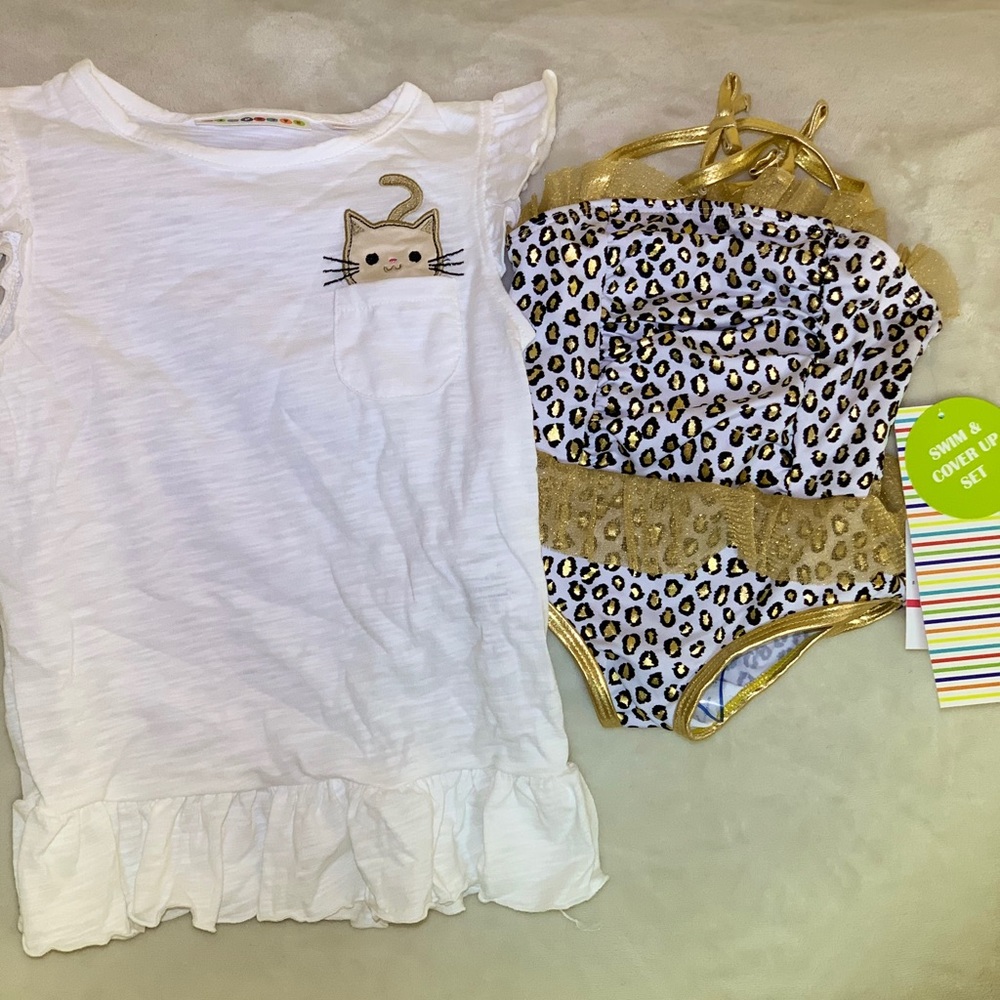 Whippette toddler swimsuit w/ coverup